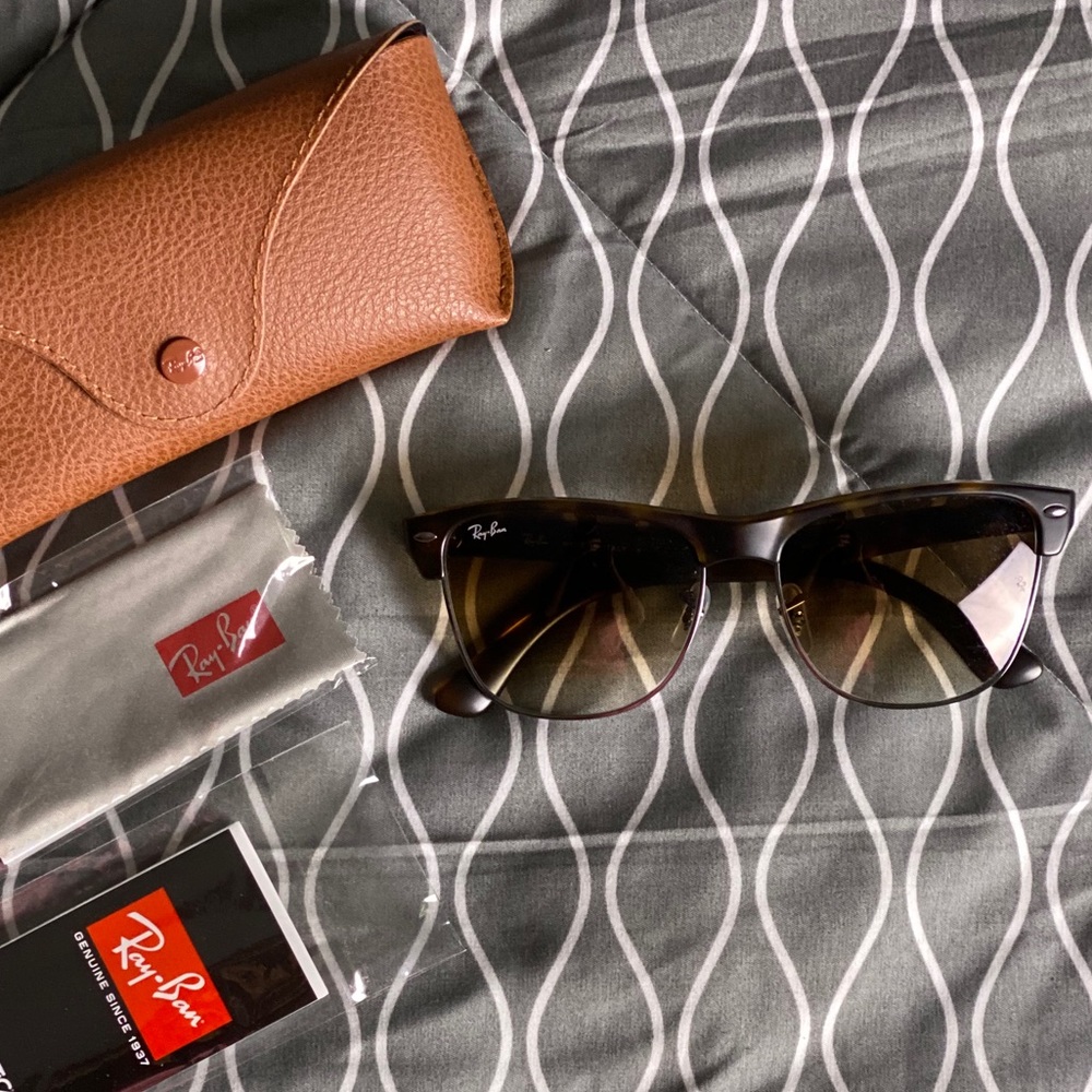 **SOLD**RayBan Clubmaster Oversized Sunglasses